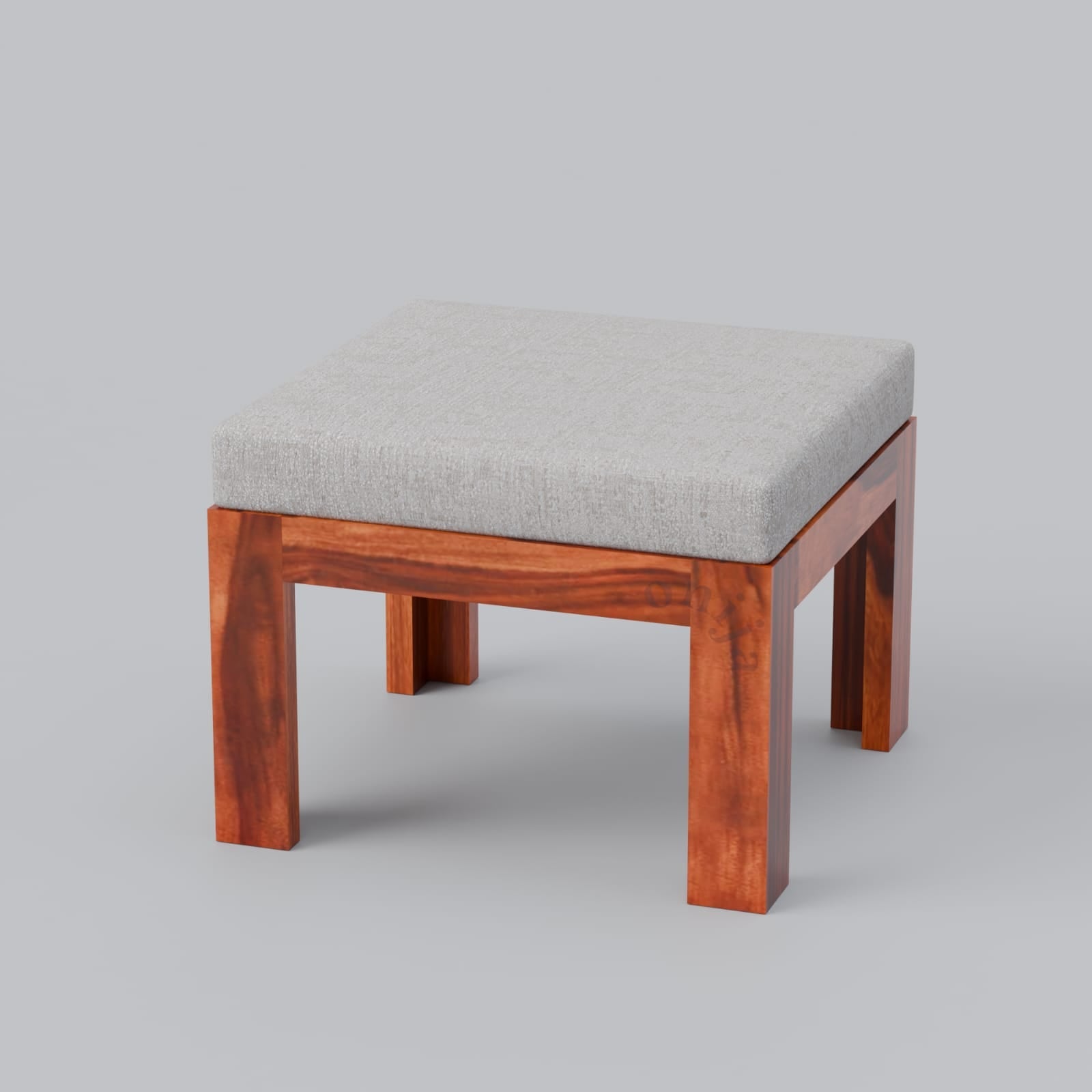 Craft D Art Solid Wood Cane Coffee Table with Hidden Seating | Natural