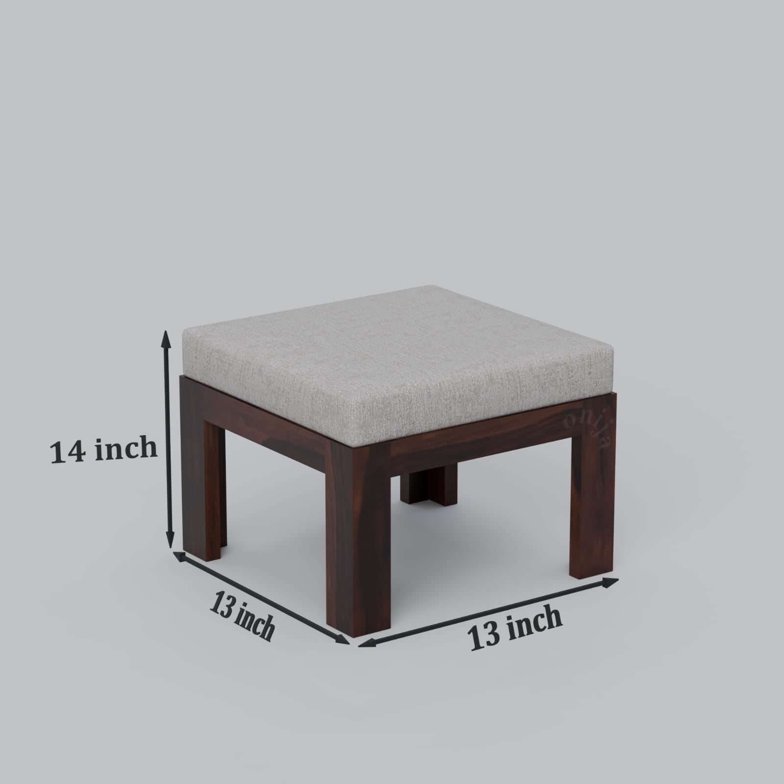 Craft D Art Solid Wood Cane Coffee Table with Hidden Seating